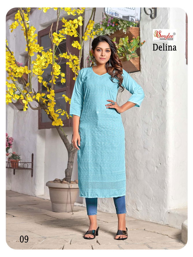 Rang Delina Regular Wear Wholesale Designer Kurti Catalog